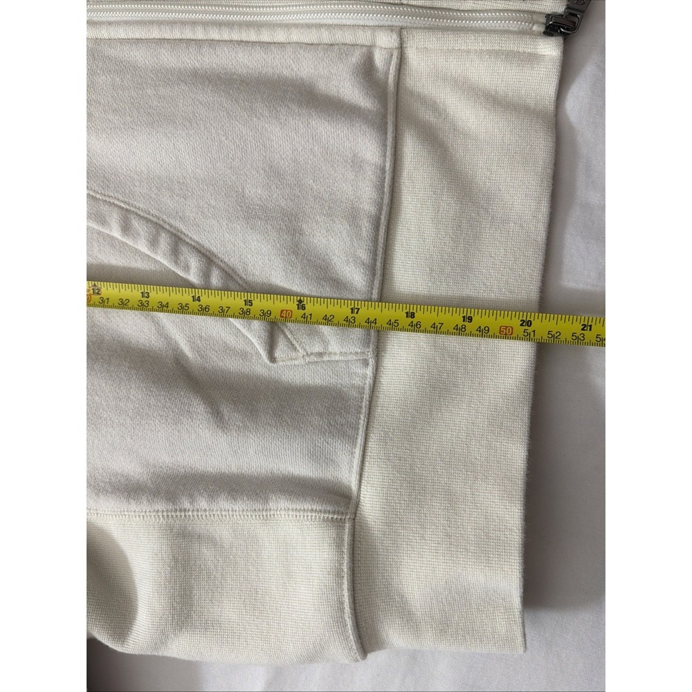 Champion Hoodie Women's Full Double zipup white Logo Size Large Cotton/Polyester - Picture 6 of 16
